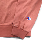 Champion Reverse Weave T-SHIRT Sweatshirt M Pink Script Logo Embroidery C8-P404