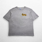 Champion USA Made 90s College Print T-Shirt XL Grey Cotton Marine ATHLETICS