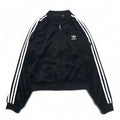 adidas 90年代 ATP型 ベロア トラックジャケット ジャージ L ブラック トレフォイルロゴ 3ストライプ