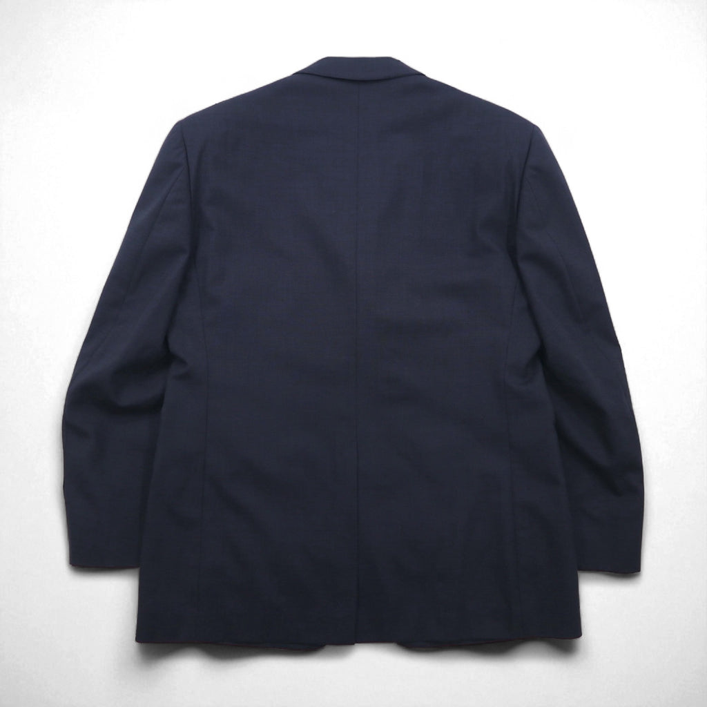 Brooks Brothers 3B Suit, Size M, Navy Wool, Double-Tuck, Wide Fit