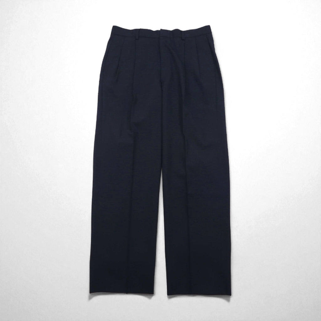 Brooks Brothers 3B Suit, Size M, Navy Wool, Double-Tuck, Wide Fit