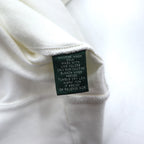 LAUREN ACTIVE RALPH LAUREN 90s Skipper Hoodie M White Toggle Button Embroidered Emblem Logo