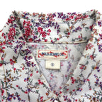 POLO JEANS CO. RALPH LAUREN Floral Western Shirt S White Snap Button