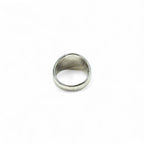 Vintage Silver Signet Ring Signet Flare Cross Ring Size 17 Silver 925 Gothic