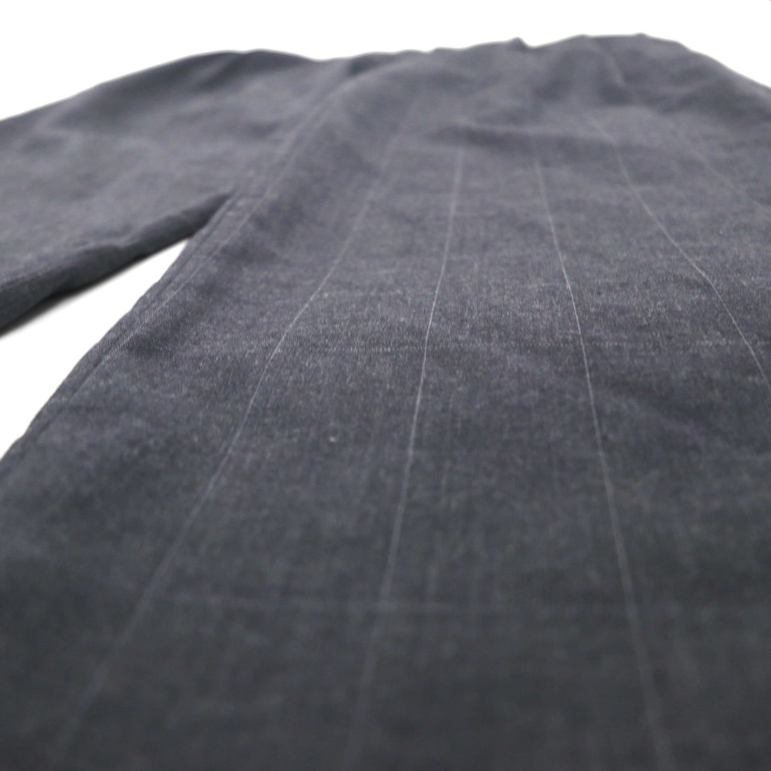 NAUTICA RIGGER Classic Fit 2-Puck Wide Leg Slacks, Size L, Gray Check Wool