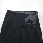 NAUTICA RIGGER Classic Fit 2-Puck Wide Leg Slacks, Size L, Gray Check Wool