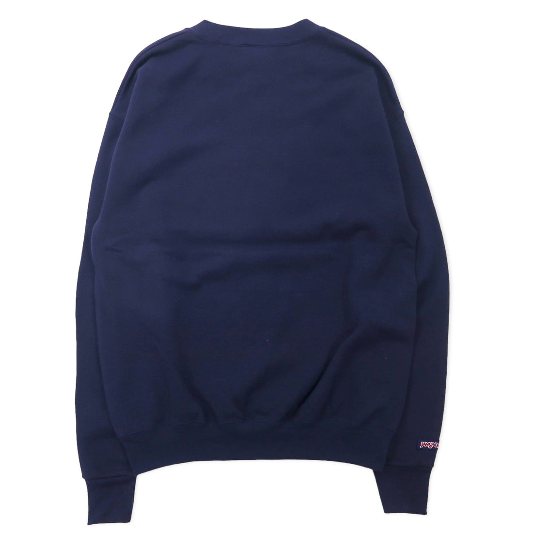 JAN SPORT Made in USA 90's College Embroidery Sweatshirt M Navy Cotton Brushed Back UNIVERSITY OF TULSA