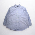 Brooks Brothers Supima Cotton Oxford Button-Down Shirt, 2XL, Blue, Big Size, One Point Logo