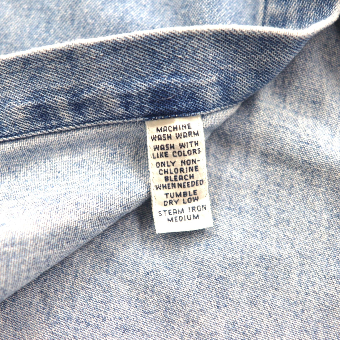 RALPH LAUREN 90s Big Shirt, Denim Button-Down Shirt, Size 2XL, Indigo and Blue with Small Pony Embroidery