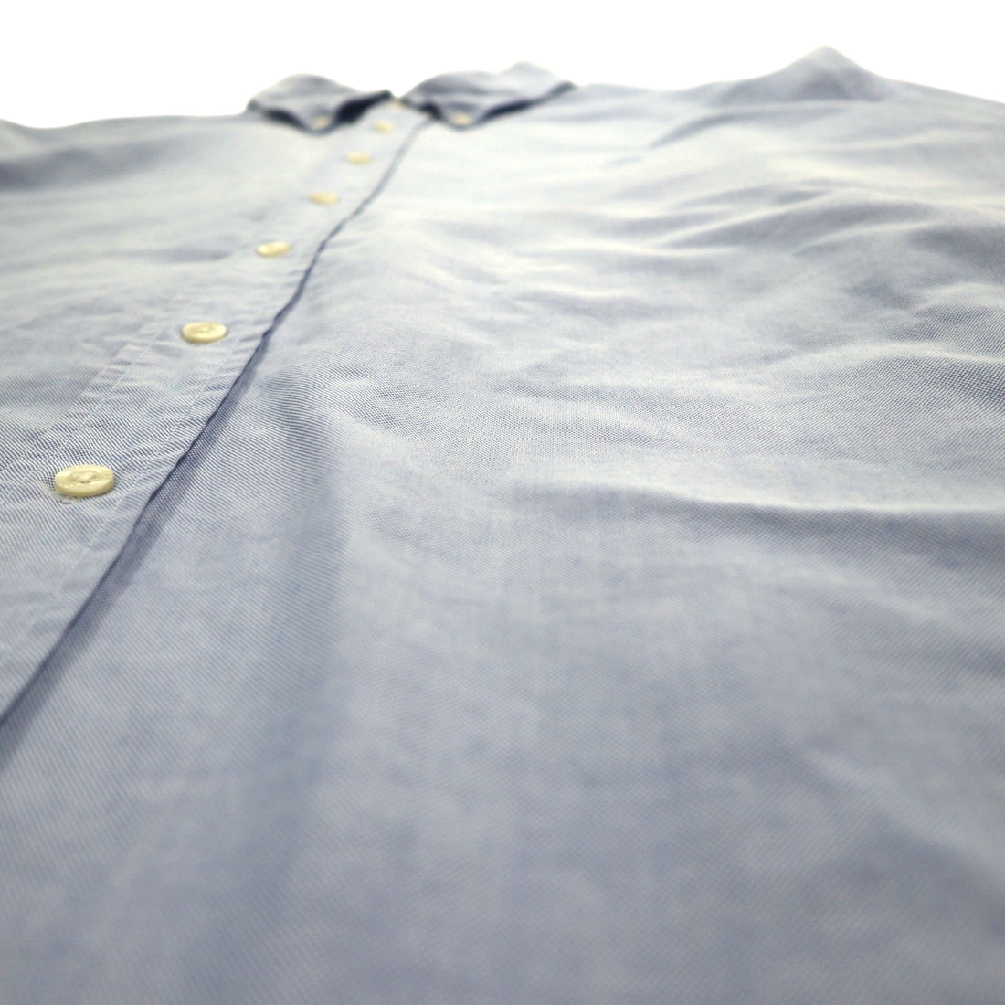 Brooks Brothers Supima Cotton Oxford Button-Down Shirt, 2XL, Blue, Big Size, One Point Logo