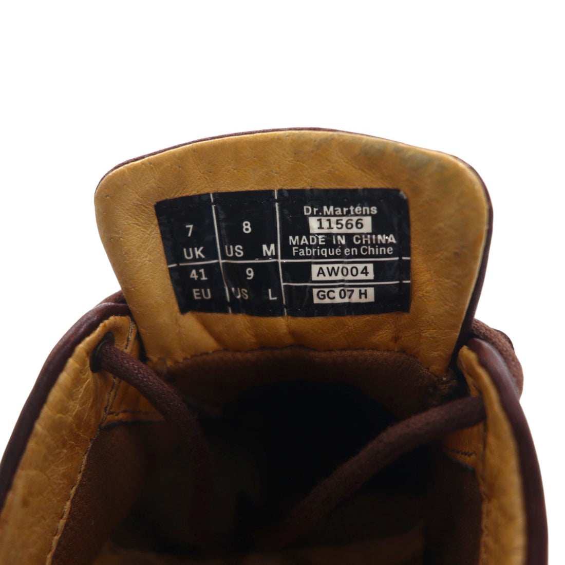 Dr.Martens オックスフォード レザー ドレスシューズ 26cm ブラウン レザー Air Cushion Oxford Casual Dress Shoes  11566