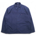 TOMMY HILFIGER 90s Dress Shirt XXL Navy Chest Pocket Big Size One Point Logo