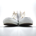 CONVERSE All Star High-Top Sneakers, Size 26cm, White Leather, 18615