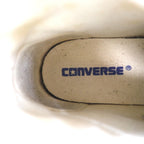 CONVERSE All Star High-Top Sneakers, Size 26cm, White Leather, 18615