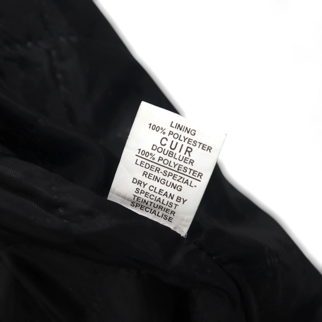 WILLIAM WETSH Single Rider Biker Jacket, Size L, Suede with Ribbed Design