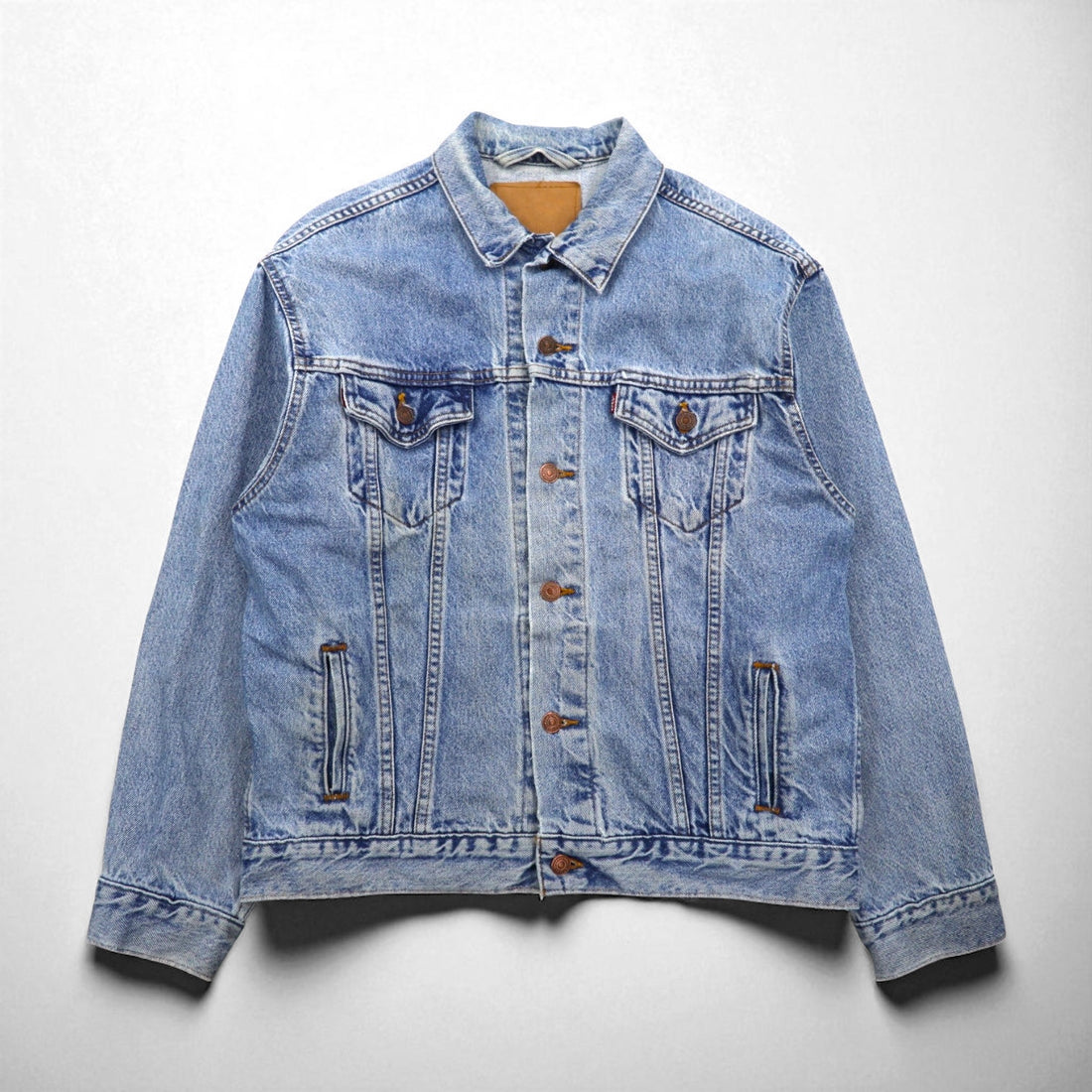 Levi's 90s USA Made Denim Trucker Jacket, Type 3, Denim, Size XL, Indigo Blue, 57510-0214