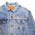 Levi's 90年代 USA製 デニム トラッカージャケット3rdタイプ Gジャン XL インディゴ ブルー 57510-0214