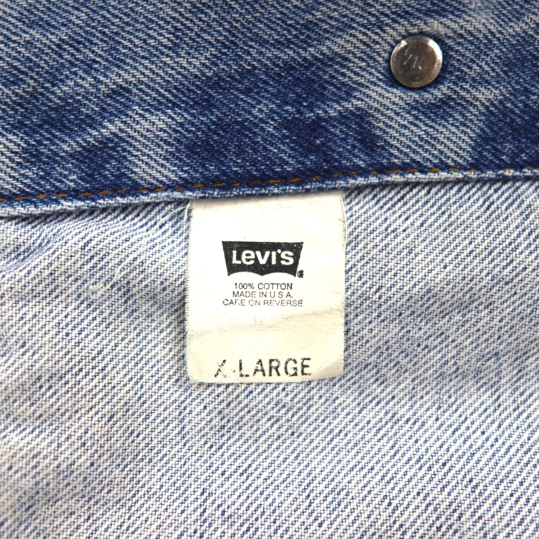 Levi's 90年代 USA製 デニム トラッカージャケット3rdタイプ Gジャン XL インディゴ ブルー 57510-0214
