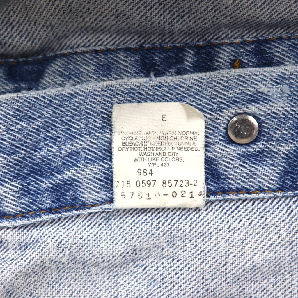 Levi's 90年代 USA製 デニム トラッカージャケット3rdタイプ Gジャン XL インディゴ ブルー 57510-0214