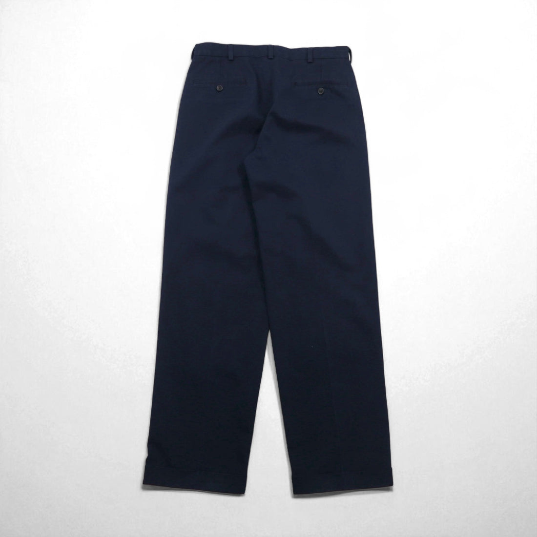 Brooks Brothers ADVANTAGE CHINO ELLIOT 2タック ワイド チノパンツ M ネイビー コットン