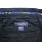 Brooks Brothers ADVANTAGE CHINO ELLIOT 2タック ワイド チノパンツ M ネイビー コットン
