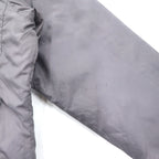 THE NORTH FACE Fleece Liner Insulated Jacket, Padding, XS, Gray, Polyester, Logo Embroidery, Drawcord