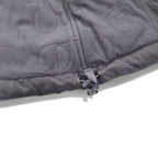 THE NORTH FACE Fleece Liner Insulated Jacket, Padding, XS, Gray, Polyester, Logo Embroidery, Drawcord