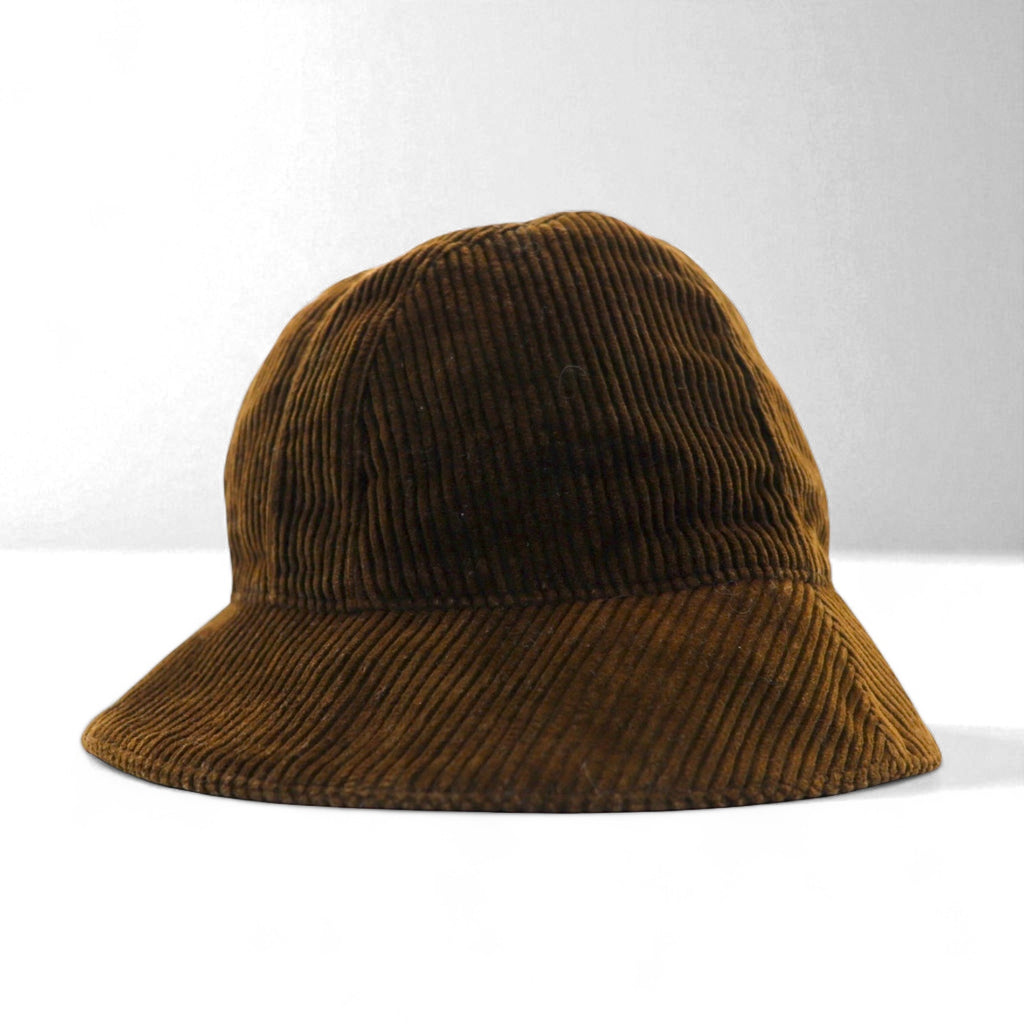 Polo by Ralph Lauren 90s Corduroy Bucket Hat, Size S/M, Brown, Cotton