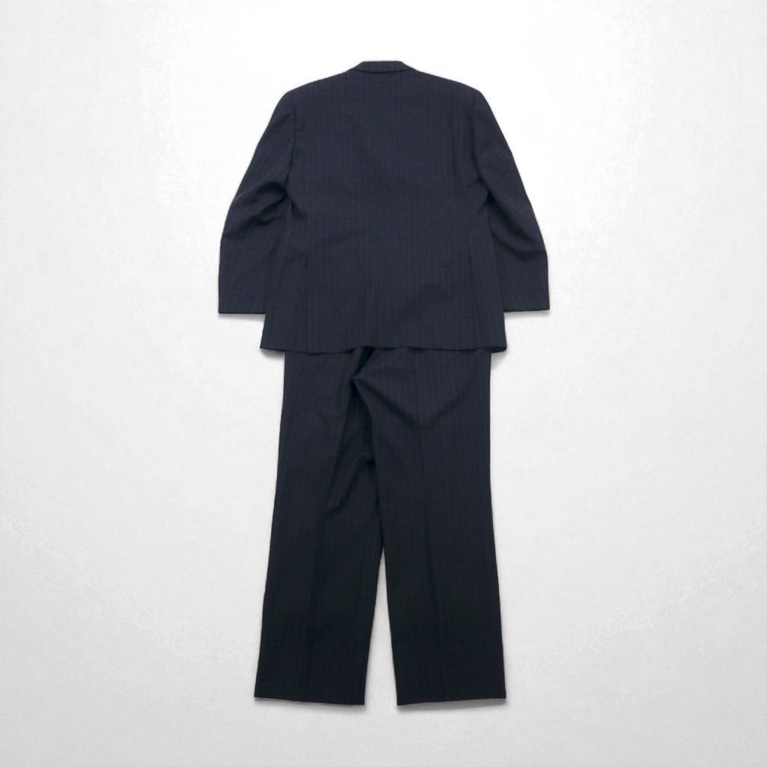 Brooks Brothers 3B スーツ セットアップ M ネイビー ストライプ ウール 日本製