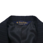 Brooks Brothers 3B スーツ セットアップ M ネイビー ストライプ ウール 日本製