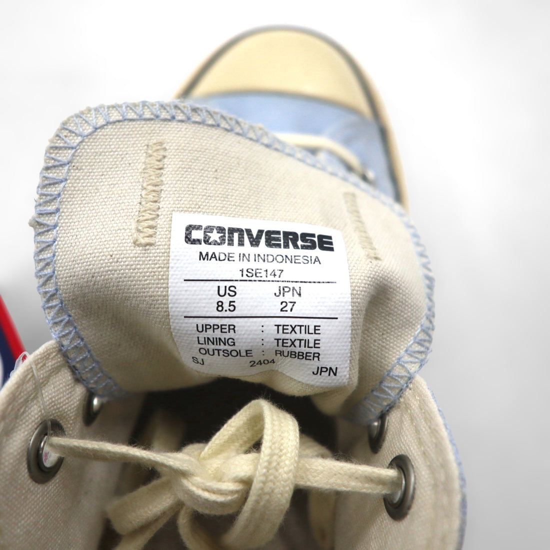 CONVERSE ALL STAR U.S. ORIGINATOR Aged Colors OX Sneakers, Size 27cm, Blue Canvas, 1SE147, Unused