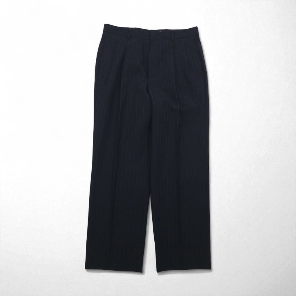 Brooks Brothers 3B スーツ セットアップ M ネイビー ストライプ ウール 日本製
