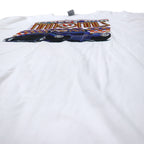 Made in USA 00s Cal Cru classic car print T-shirt 4XL white cotton STREET ROD NATIONALS big size