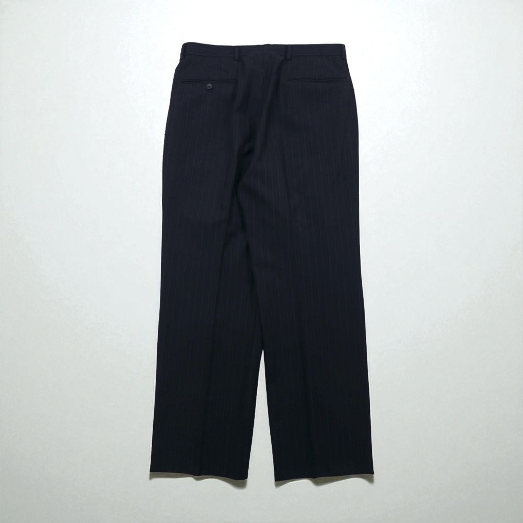 Brooks Brothers 3B スーツ セットアップ M ネイビー ストライプ ウール 日本製