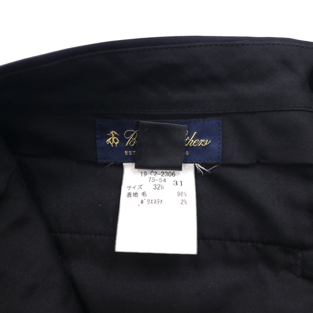 Brooks Brothers 3B スーツ セットアップ M ネイビー ストライプ ウール 日本製
