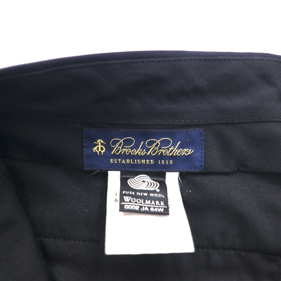 Brooks Brothers 3B スーツ セットアップ M ネイビー ストライプ ウール 日本製