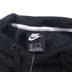 NIKE Pullover Hoodie M Black JUST DO IT HOODIE 928717-010 Made in Pakistan Unused
