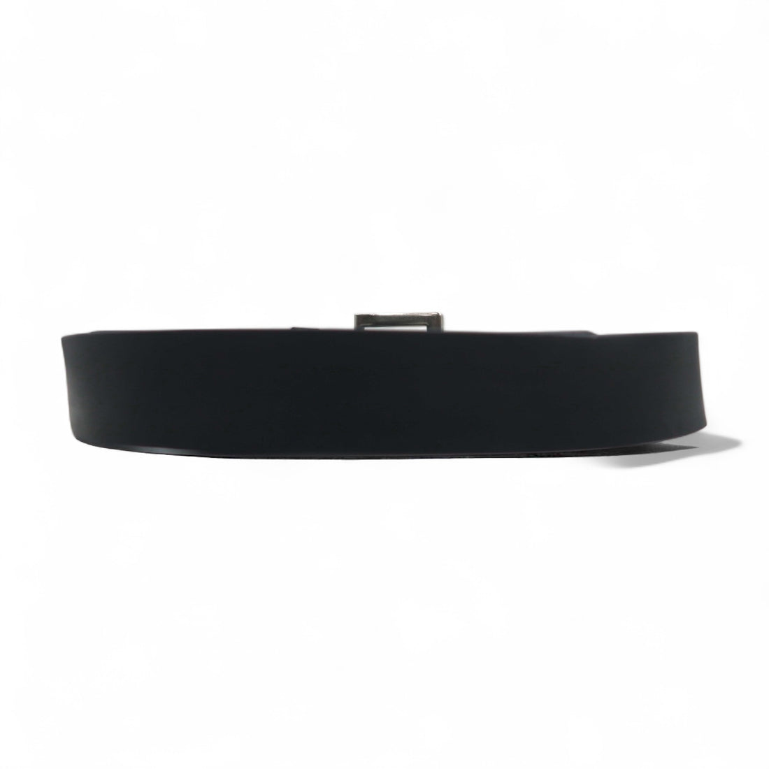 HARLEY DAVIDSON Leather Belt, Size 38, Black Cowhide with Silver Metal Buckle, 97806-18VM