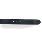 HARLEY DAVIDSON Leather Belt, Size 38, Black Cowhide with Silver Metal Buckle, 97806-18VM
