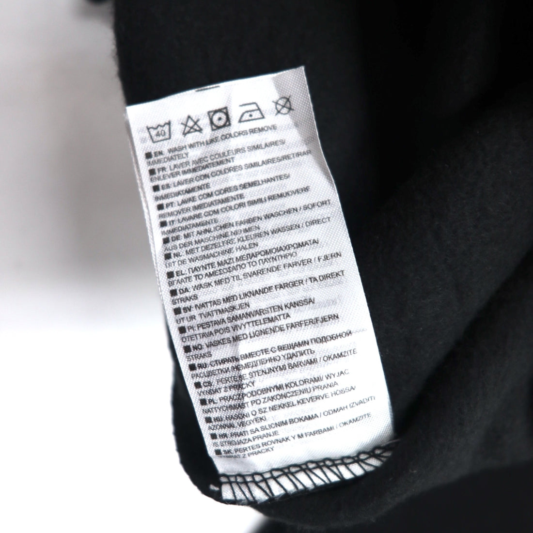 NIKE Pullover Hoodie M Black JUST DO IT HOODIE 928717-010 Made in Pakistan Unused