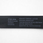 HARLEY DAVIDSON Leather Belt, Size 38, Black Cowhide with Silver Metal Buckle, 97806-18VM