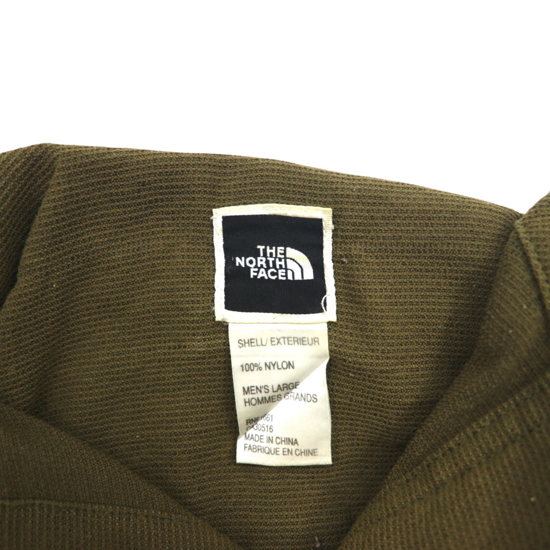 THE NORTH FACE Outdoor Nylon Work Shirt, L, Khaki, Chest Pocket, US Standard