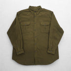 THE NORTH FACE Outdoor Nylon Work Shirt, L, Khaki, Chest Pocket, US Standard