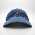 Polo Ralph Lauren デニム ベースボール キャップ ブルー コットン スモールポニー刺繡