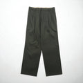 DOCKERS ( Levi's ) クラシックフィット 2タック ワイド スラックスパンツ L カーキ コットン