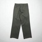 DOCKERS ( Levi's ) クラシックフィット 2タック ワイド スラックスパンツ L カーキ コットン