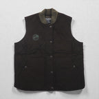 FILSON Quilted Field Vest XL Padded Quilting Double Zip Multi-Pocket 20067997