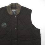 FILSON Quilted Field Vest XL Padded Quilting Double Zip Multi-Pocket 20067997