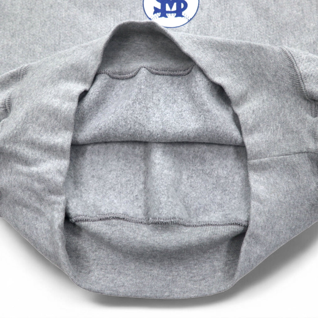 Champion Premium Reverse Weave Sweatshirt L Gray Fleece-lined College Print ST. MARY BASEBALL 3-tier Print Arch Logo Made in El Salvador