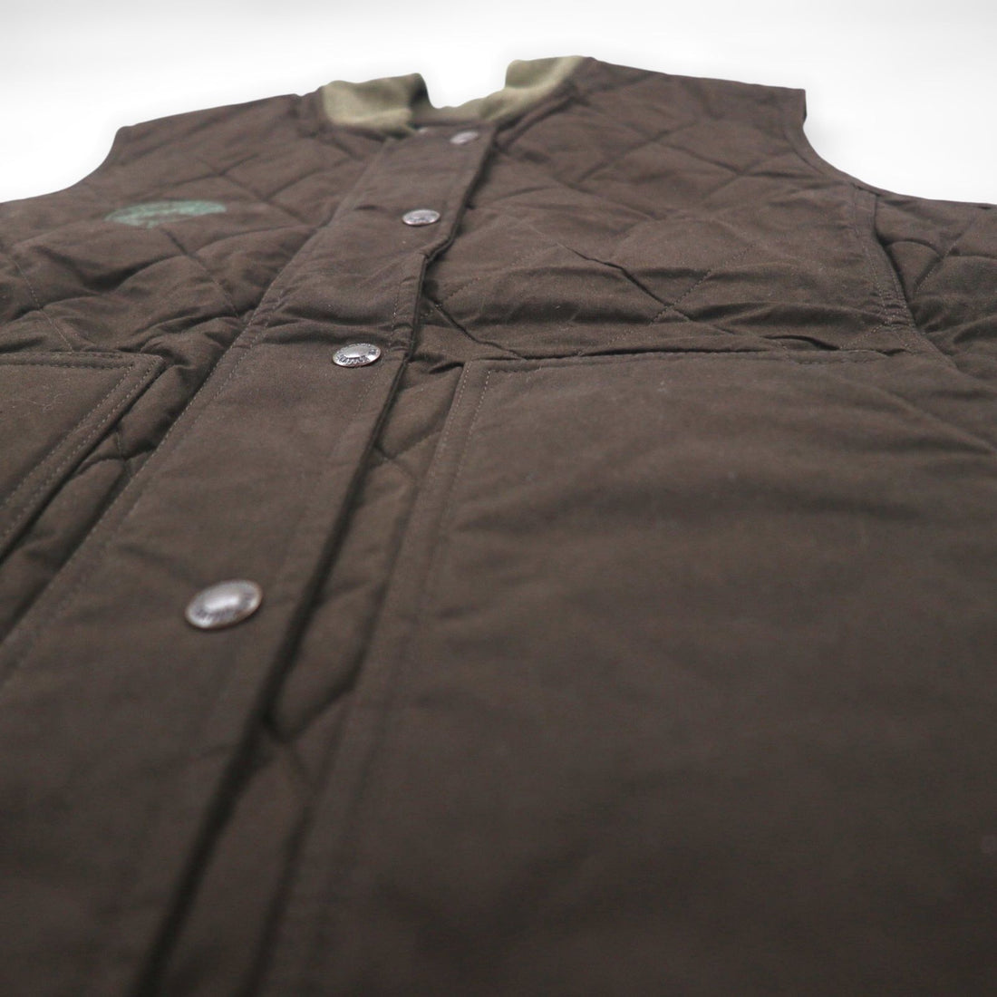FILSON Quilted Field Vest XL Padded Quilting Double Zip Multi-Pocket 20067997